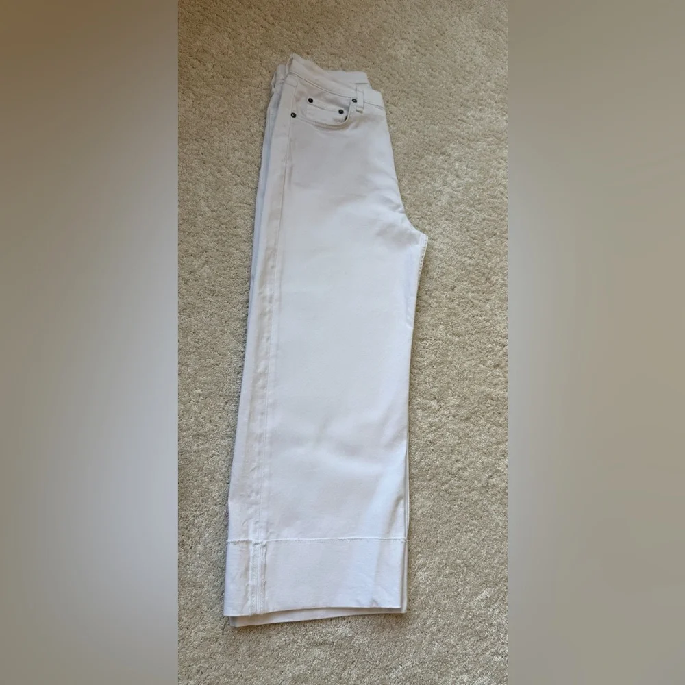 Rag & Bone Crisp White Trousers - Picture 6 of 7